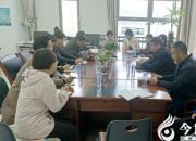 朝陽工校黨委書記、校長武鐵兵到建筑教學部開展座談調研（李秀露）